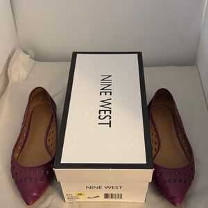 Nine West Women's Purple Flats